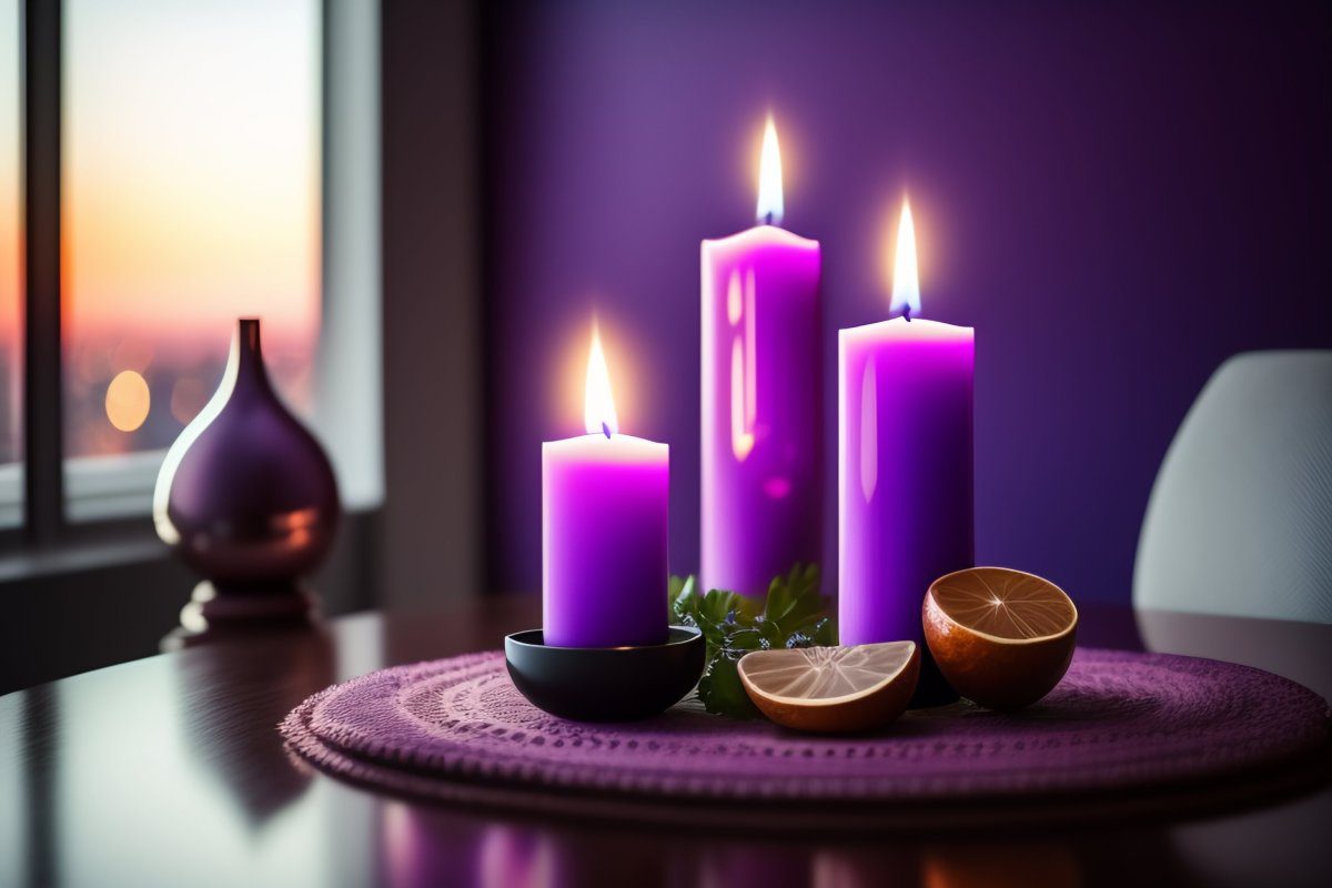 Significado de las velas moradas y como usarlas Odorah