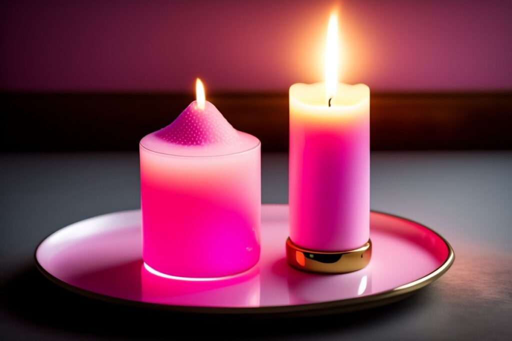 El significado del as velas rosas transmite amor, paz y estabilidad